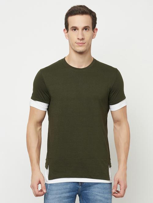solids cotton blend t-shirt - 19514416 - Very Small Image - 1