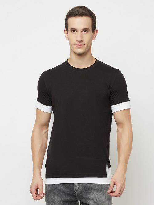 solids cotton blend t-shirt - 19514419 - Very Small Image - 1