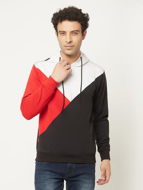 mens color block sweatshirt - 19514928 - Very Small Image - 1