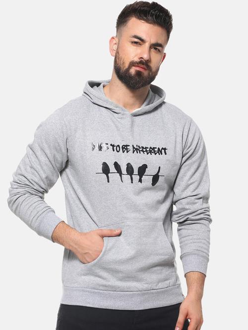 mens chest print sweatshirt - 19514939 - Very Small Image - 1