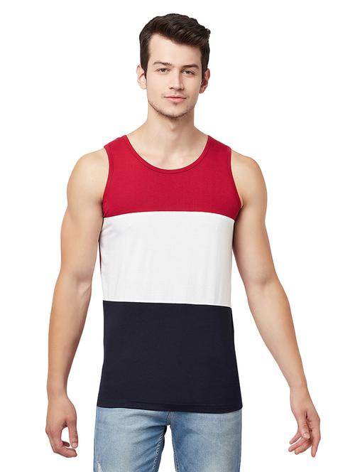 color block cotton blend regular t-shirts - 19514979 - Very Small Image - 1