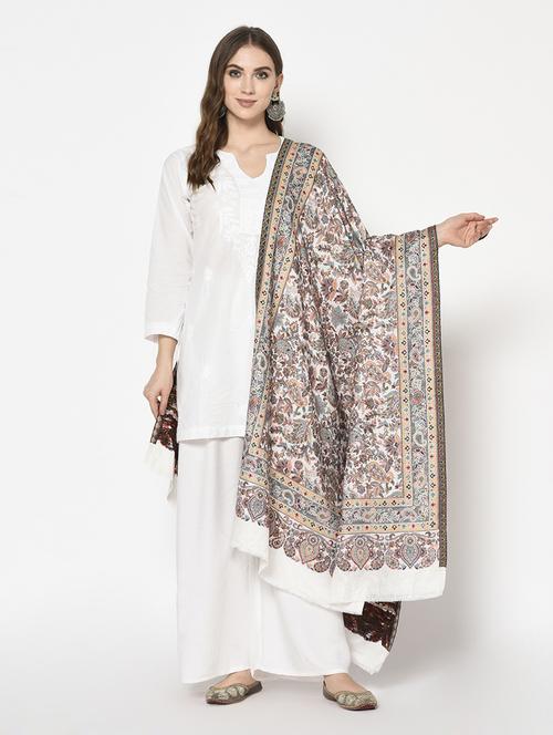 white acrylic shawl - 19515190 - Very Small Image - 1