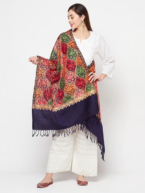 multi colored acrylic shawl - 19515302 - Very Small Image - 1