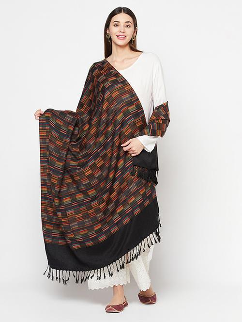 women's geometric shawl - 19515330 - Very Small Image - 1