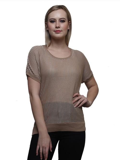 beige poly cotton regular top - 19516394 - Very Small Image - 1