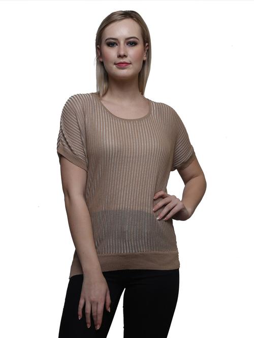 beige poly cotton regular top - 19516496 - Very Small Image - 1