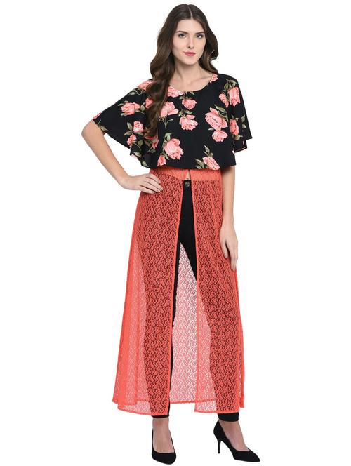 multi cotton blend a-line tunic - 19517031 - Very Small Image - 1