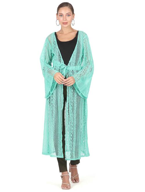 sea green net regular shrug - 19517436 - Very Small Image - 1