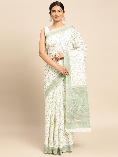 multi colored printed saree - 19518137 - Very Small Image - 1