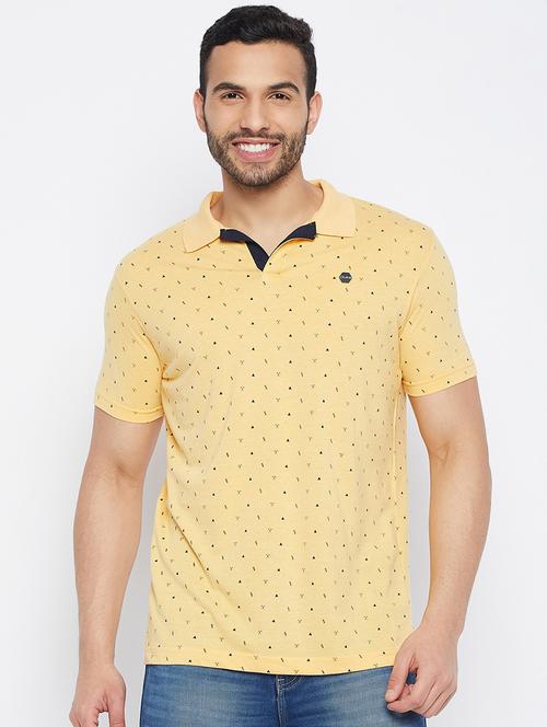 men short sleeves printed polo t-shirt - 19519369 - Very Small Image - 1
