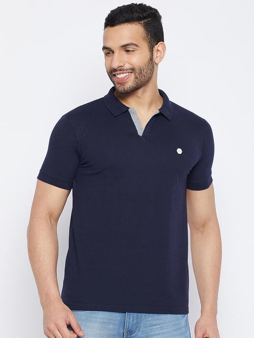 men short sleeves plain polo t-shirt - 19519376 - Very Small Image - 1