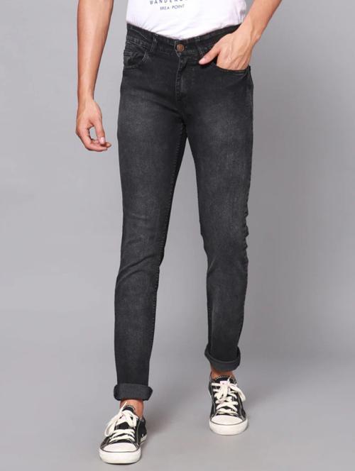 black denim light washed jean - 19520204 - Very Small Image - 1