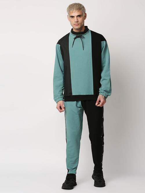 color blocked full length track suit - 19520533 - Very Small Image - 1