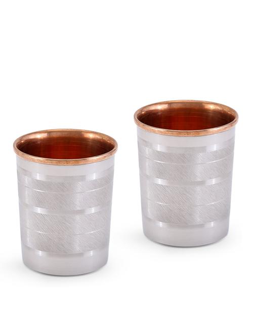 carnival silver copper water/juice glass - 19521116 - Very Small Image - 1