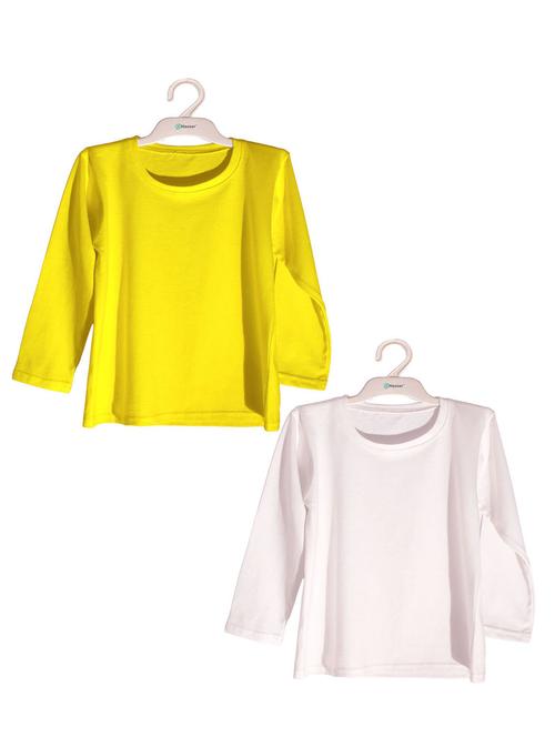 kids round neck solid t-shirt set - 19522915 - Very Small Image - 1