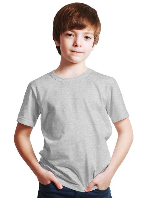 kids round neck solid t-shirt - 19522963 - Very Small Image - 1