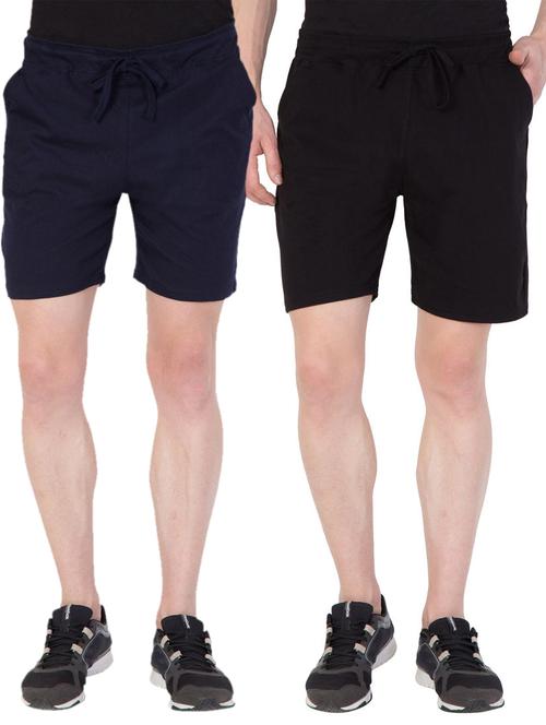 pack of 2 solid shorts - 19523246 - Very Small Image - 1