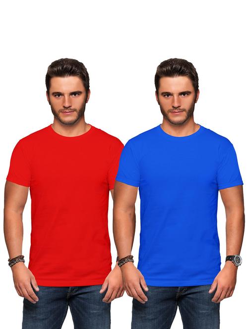men round neck regular t-shirt set - 19523526 - Very Small Image - 1