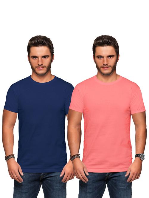 men round neck regular t-shirt set - 19523532 - Very Small Image - 1