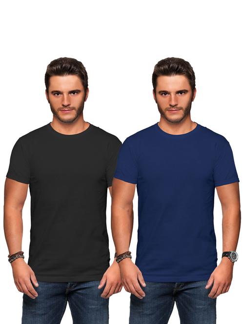 men round neck regular t-shirt set - 19523545 - Very Small Image - 1