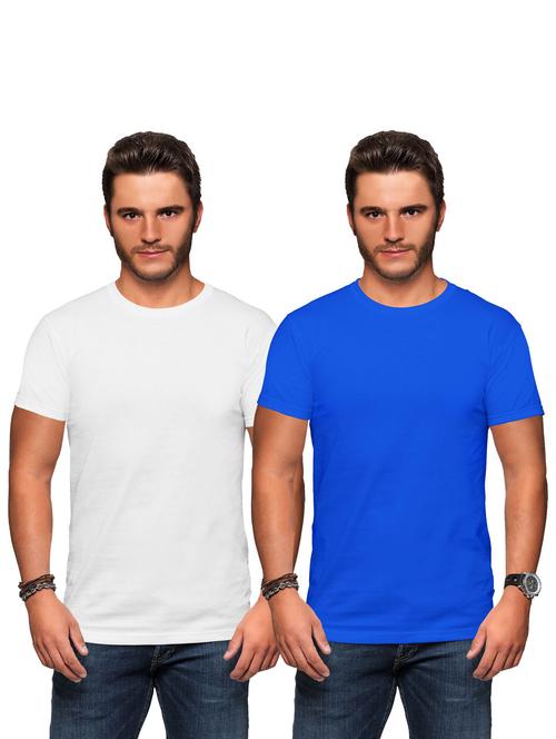 men round neck regular t-shirt set - 19523549 - Very Small Image - 1