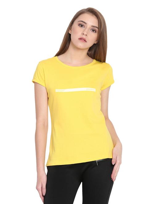 round neck chest printed regular tee - 19523645 - Very Small Image - 1