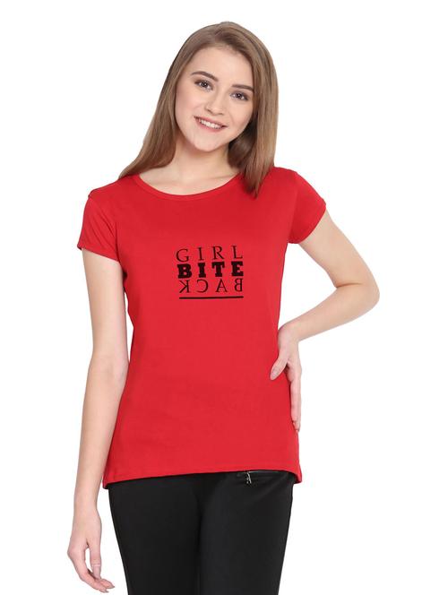 round neck chest printed regular tee - 19523655 - Very Small Image - 1