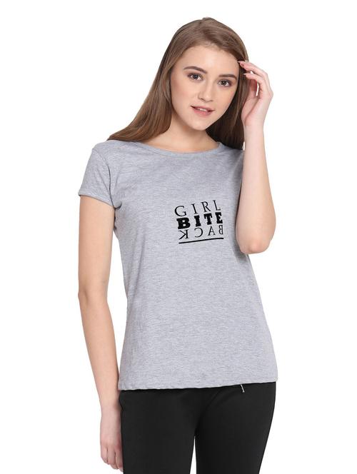round neck chest printed regular tee - 19523667 - Very Small Image - 1