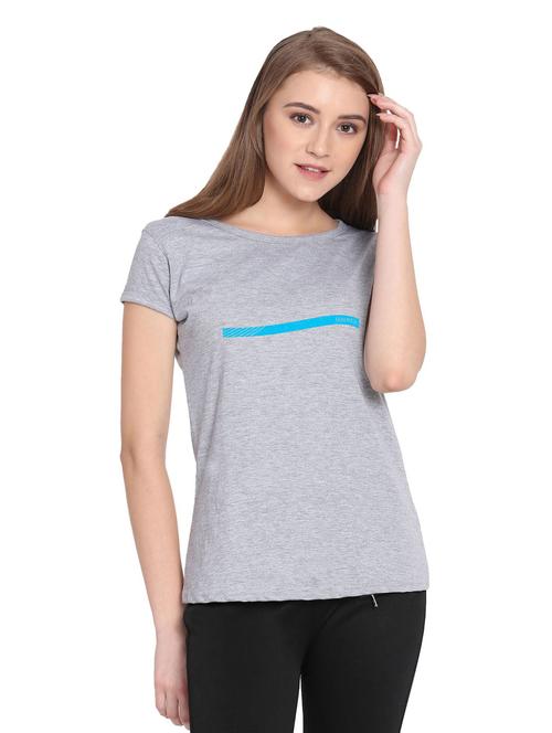round neck chest printed regular tee - 19523670 - Very Small Image - 1