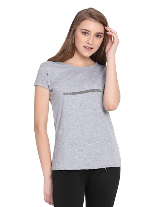 round neck chest printed regular tee - 19523672 - Very Small Image - 1