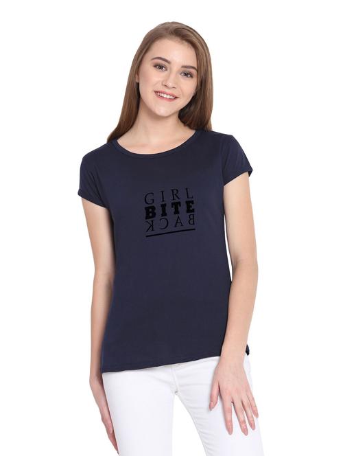 round neck chest printed regular tee - 19523680 - Very Small Image - 1