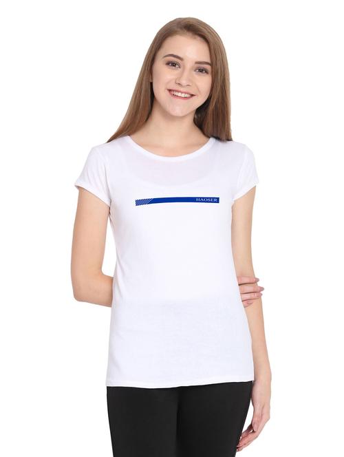 round neck chest printed regular tee - 19523705 - Very Small Image - 1