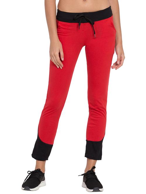 red cotton track pants - 19524294 - Very Small Image - 1