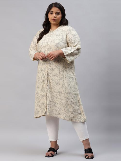 mandarin collar printed shirt kurta - 19528113 - Very Small Image - 1