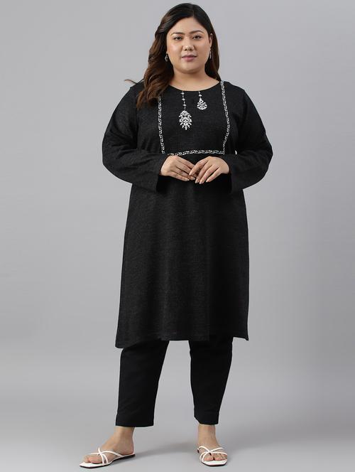 women's straight kurta - 19528186 - Very Small Image - 1