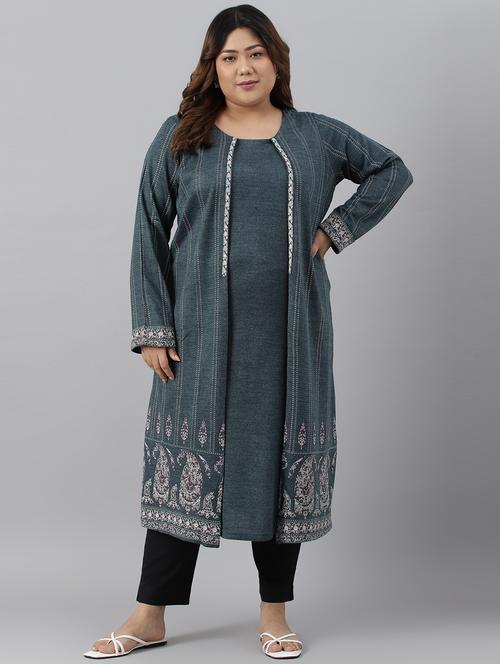 women's layered kurta - 19528208 - Very Small Image - 1