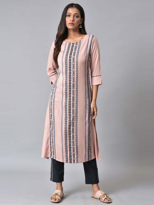women's a-line kurta - 19528305 - Very Small Image - 1