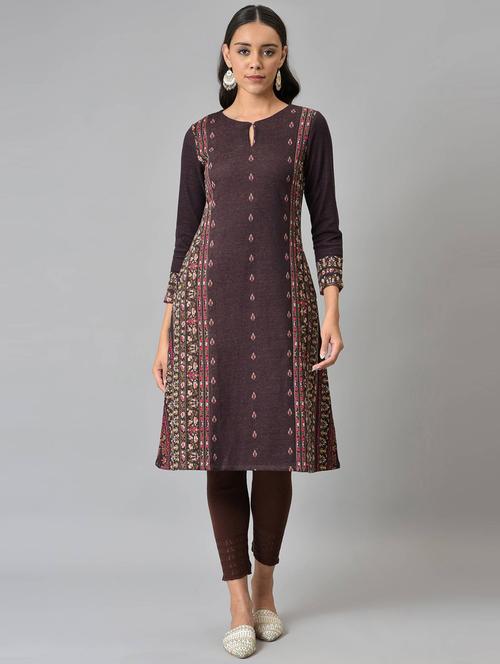 women's straight kurta - 19528336 - Very Small Image - 1