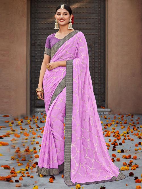 self design printed saree - 19529124 - Very Small Image - 1