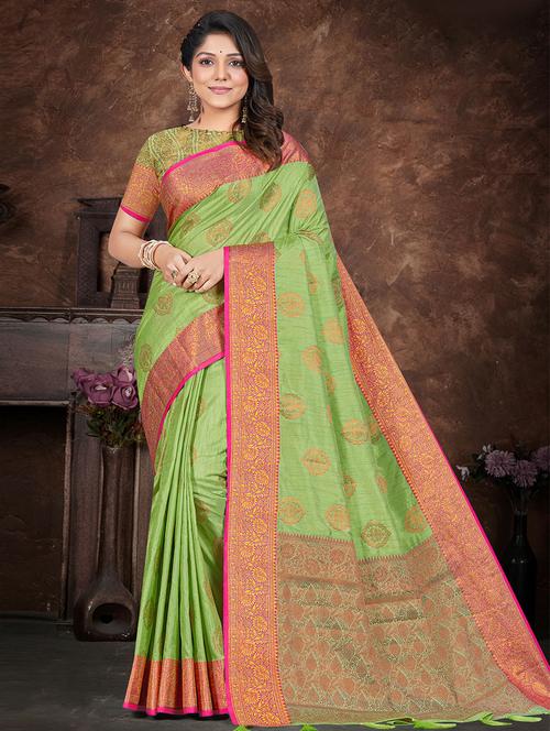 self designed woven saree - 19529208 - Very Small Image - 1