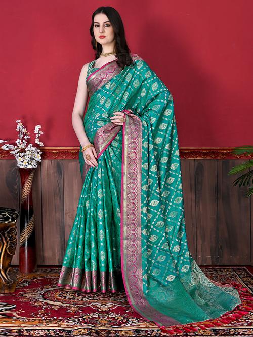 self designed woven saree - 19529330 - Very Small Image - 1