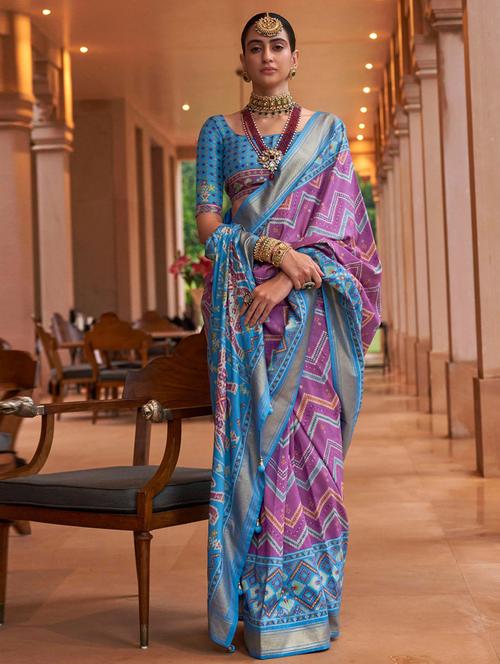 self designed woven saree - 19529374 - Very Small Image - 1