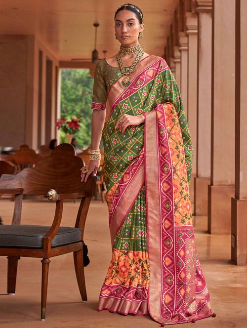 self designed printed saree - 19529379 - Very Small Image - 1