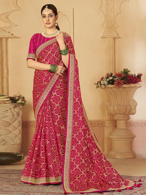 self designed printed saree - 19529398 - Very Small Image - 1