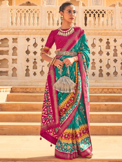 self designed woven saree - 19529801 - Very Small Image - 1