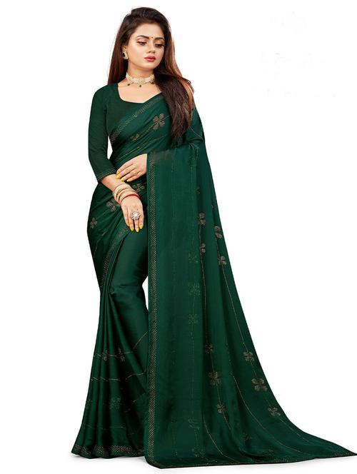 self design printed saree - 19530208 - Very Small Image - 1
