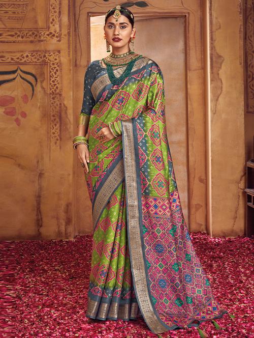 self designed woven saree - 19530757 - Very Small Image - 1