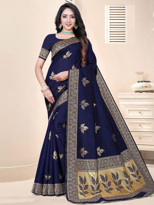 floral printed saree - 19530873 - Very Small Image - 1
