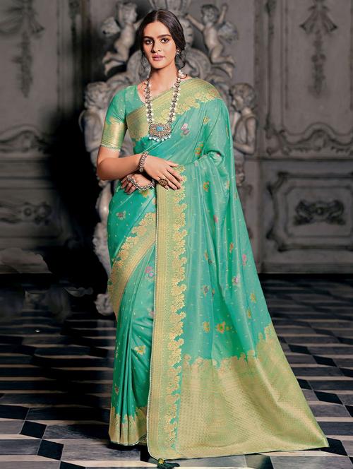 self designed woven saree - 19530967 - Very Small Image - 1
