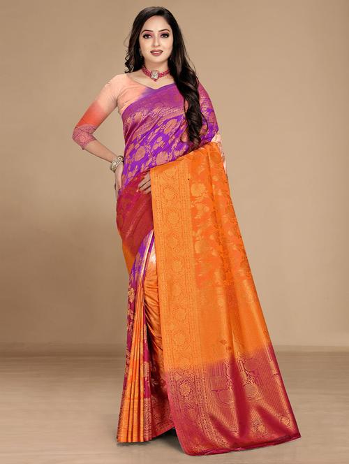self designed woven saree - 19531105 - Very Small Image - 1